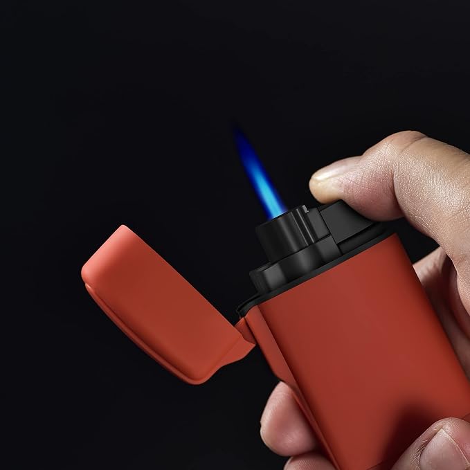 Mini Torch Lighter Windproof Jet Flame Butane Pocket Refillable for Candles, Firework, Camping, Fireplaces, Gas Stove, BBQ & Survival Gear 5 Pack Assorted Colors (Butane not Included)