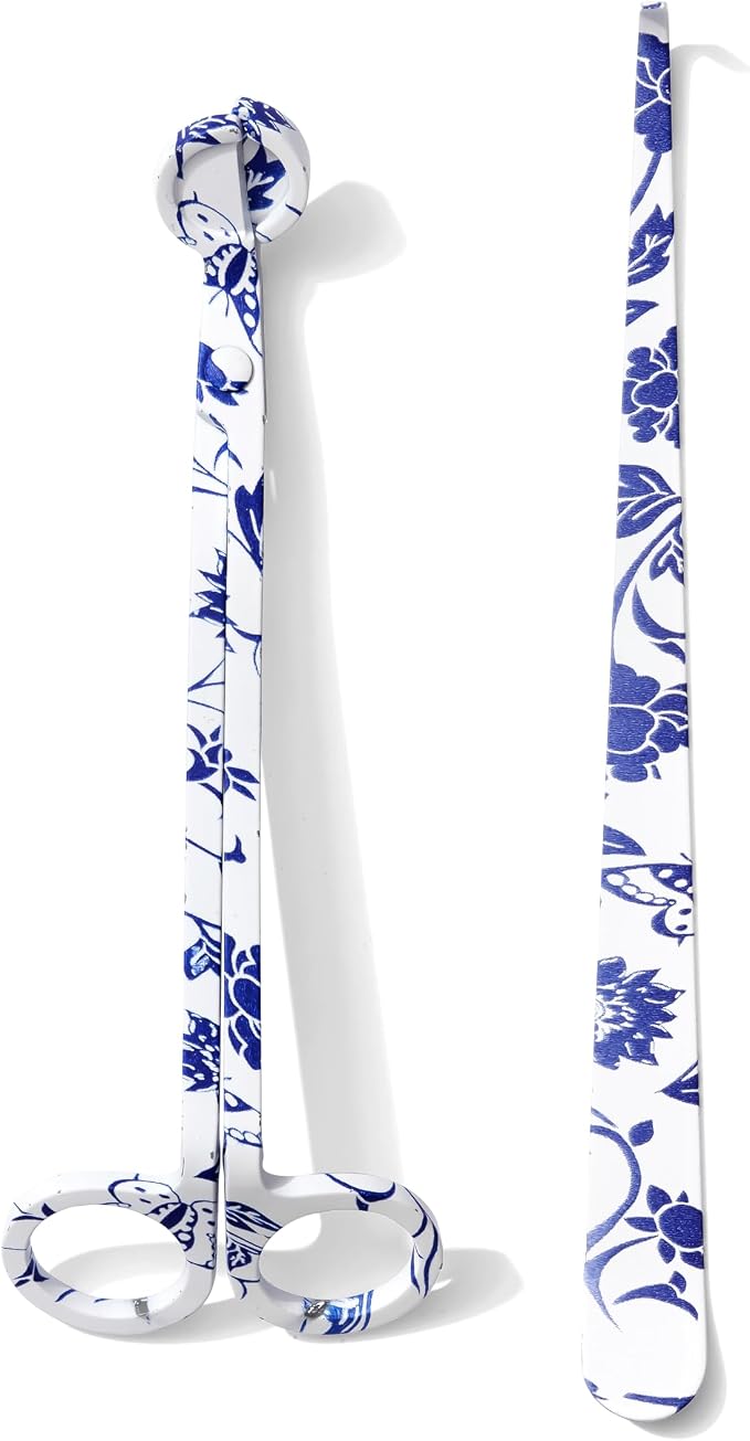 WICKMAN Wick Trimmer and Wick Dipper Gift Set with Nature Design