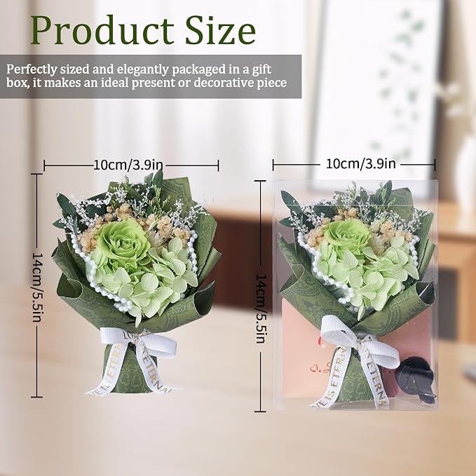 Small Bouquet Car Air Freshener Vent Clips Mini Fresh Flower Bouquet Air Conditioning Outlet Perfume Clip Decoration Essential Oil Diffuser Vent Clip Auto Interior Accessories for Car Decor