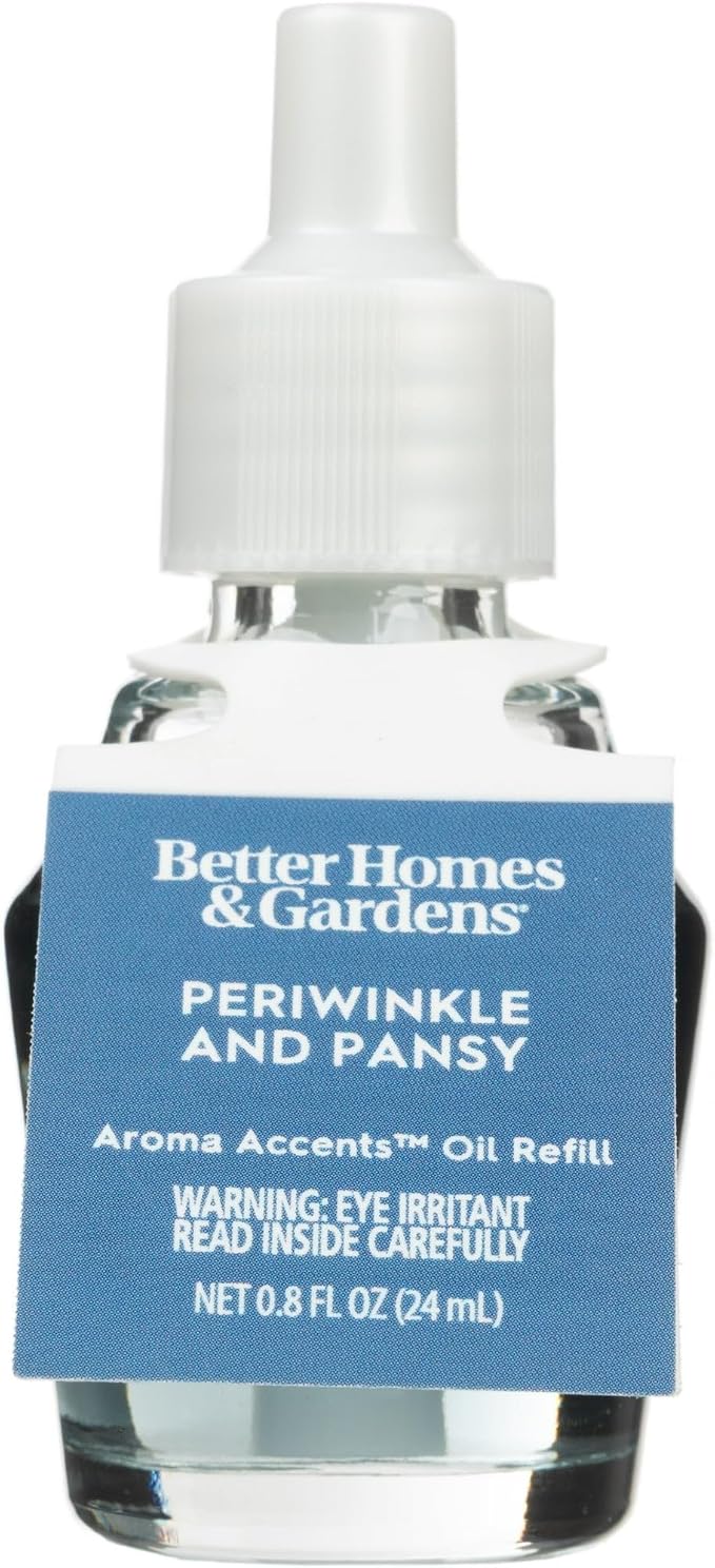 Aroma Accent Fragrance Oil Refill 24 ml By BH&G (2 PACK) (Periwinkle & Pansy)