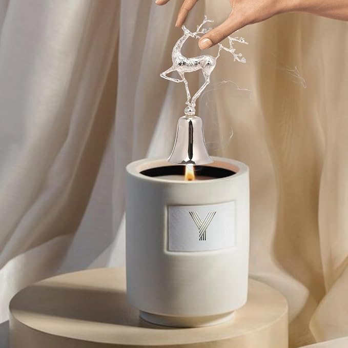 Deer Candle Snuffer (Silver)