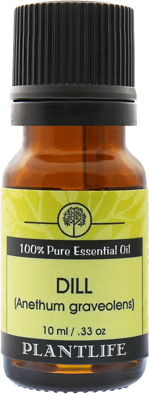 Plantlife Dill Aromatherapy Essential Oil - Straight from The Plant 100% Pure Therapeutic Grade - No Additives or Fillers - 10 ml