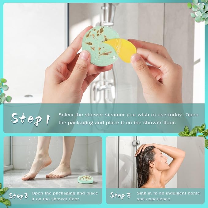 Shower Steamers Aromatherapy Birthday Gifts for Women-12 Pack Mothers Day Gifts,Gifts for Grandma,Wife,Mothers,Stress Relief and Relaxation Gifts for Women and Men,Created Your Own Home SPA