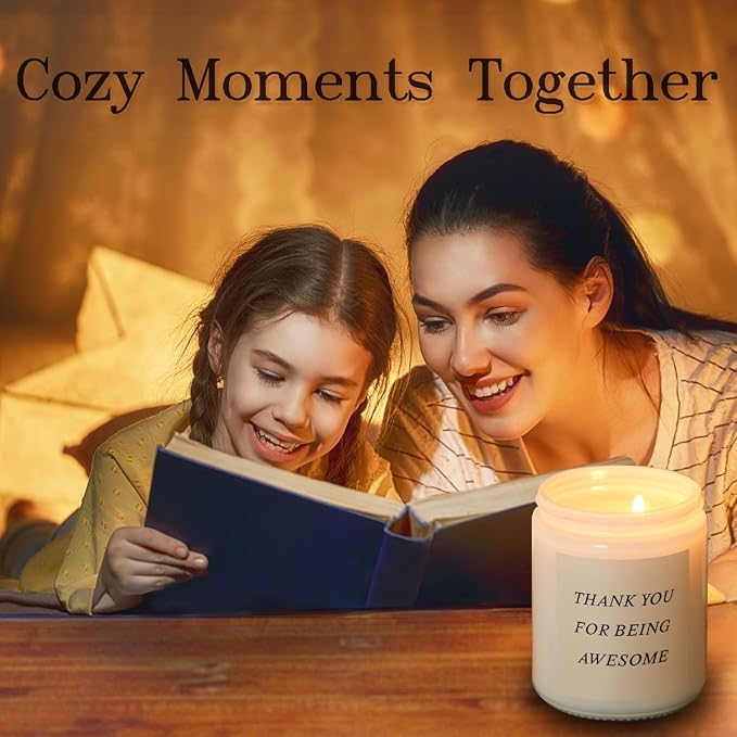 GODONLIF Birthday Gifts for Women, Unique Friendship Gift for Best Friend Birthday, Her, BFF, Sisters, Besties, Mom, Natural Soy Wax Candle for Mom, Funny Lavender Scented Candles (Pack of 2)