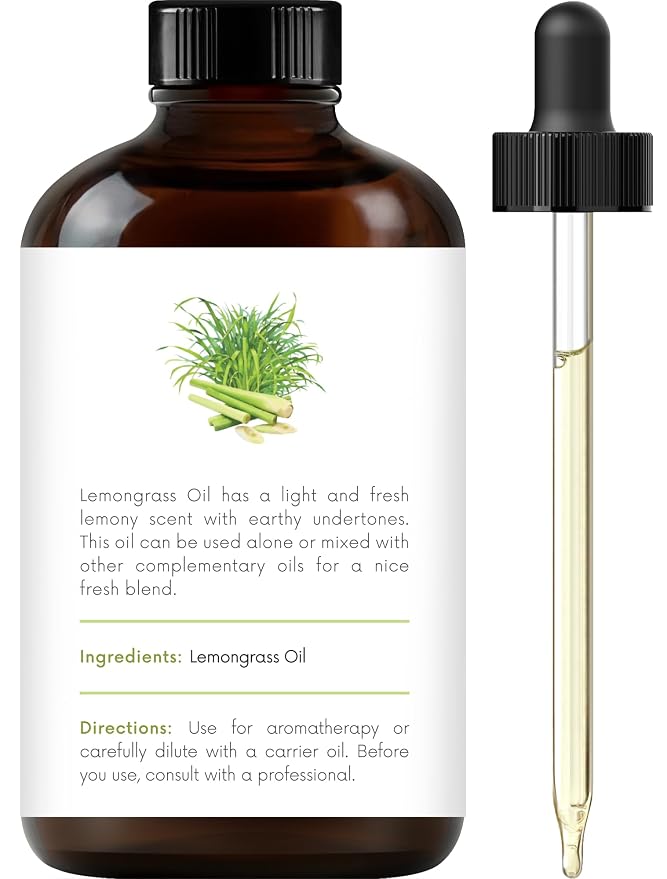 Handcraft Blends Eucalyptus, Lavender, and Lemongrass Essential Oil Set - Huge 4 Fl. Oz, 100% Pure and Natural, Therapeutic Grade With Premium Glass Dropper