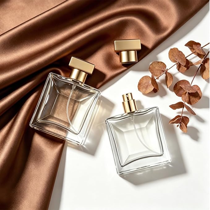 50ml Clear Glass Perfume Sprayer | Refillable, Travel Atomizer