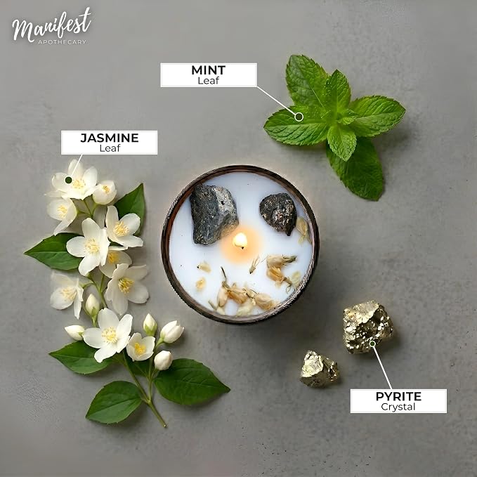 Healing Remedies & Ritual Supplies - Manifestation Candles - for Confidence, Courage, and Resilience - Green (Power)