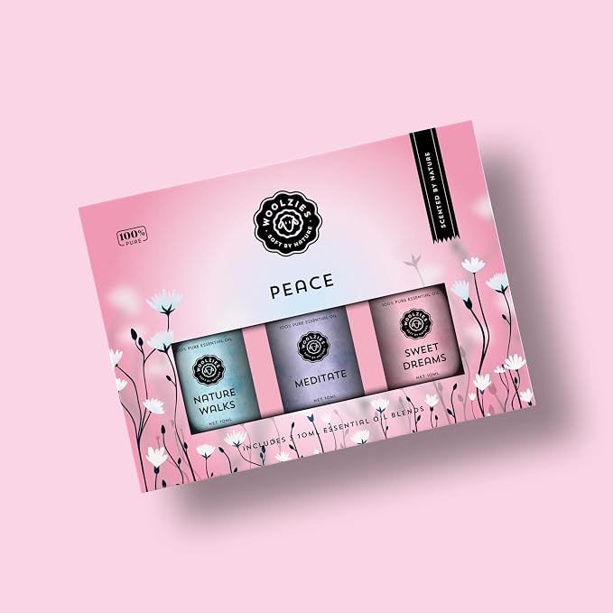 Inner Peace Essential Oil Set | Calming Blends for Relaxation | Nature Walk, Meditate, & Sweet Dreams Blends | Perfect for Aromatherapy, Diffusers, and Holistic Wellness