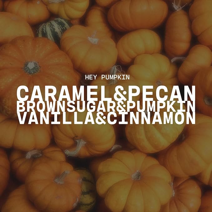 Milkhouse Candle Company Hey, Pumpkin! Soy Wax Melts - Caramel, Pecans | Brown Sugar, Pumpkin Spice | Vanilla, Cinnamon Scented - 5.5 oz, Hand-Poured, Made in the USA