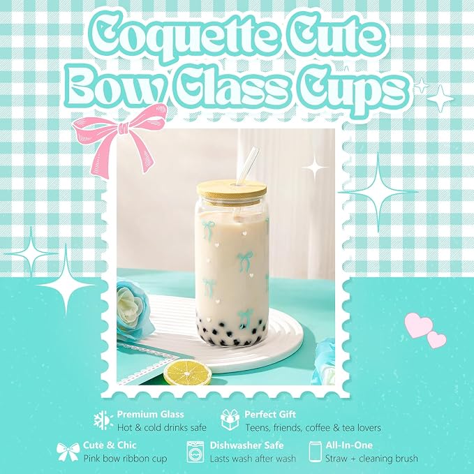 Gifts for Teen Girls, Teen Girl Gifts Trendy Stuff, Coquette Cute Bow Birthday Christmas Ideas Valentines Day Gift for Teen Girls Teenage Tween Daughter Sister Friend 14-16 16-18 Preppy Box Set