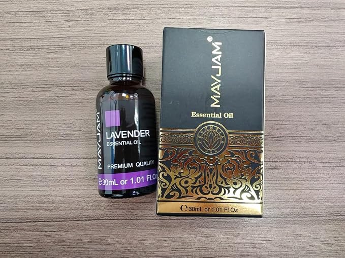 Lavender Essential Oil 30ML/ 1.01FL.OZ, MAYJAM Lavender Oil for Massage, Diffuser, Soap Making, Long Lasting Scents