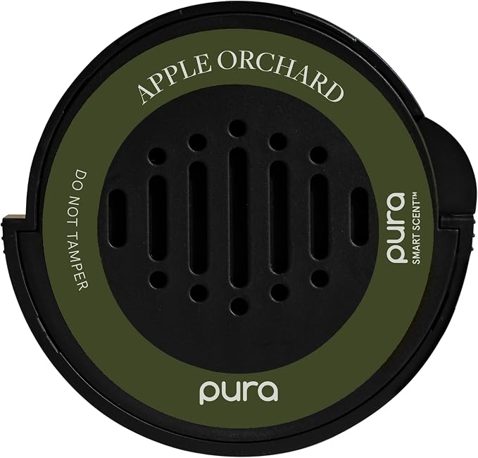 Pura Car Scent Refill - Fragrance for Pura Car Diffuser - Clean & Safe Luxury Diffuser Scent - Long-Lasting Fragrance for 30 Days of Aroma - Apple Orchard