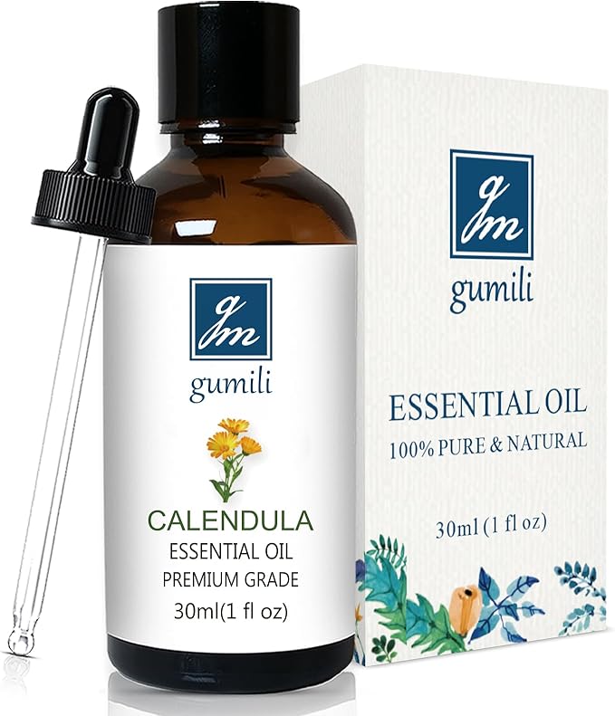 GM Gumili Calendula Essential Oil 1 Oz, Home Fragrance Oil for Perfume, Soaps, Candle Making, Dryer Balls, Diffusers