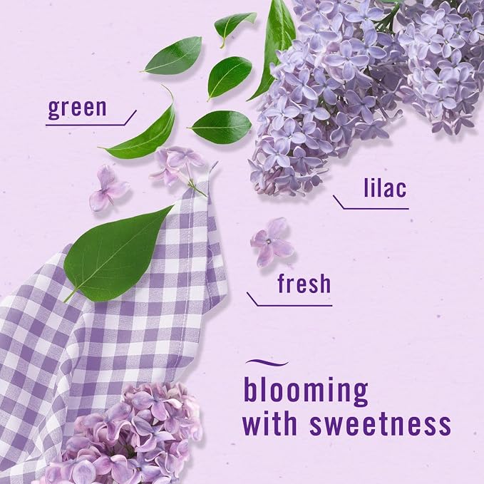 Febreze Plug In Air Freshener, Odor-Fighting Scented Oil Refill, Air Fresheners for Home and Bathroom and Kitchen, Long Lasting for Strong Odors, Lilac Sunrise Scent, 0.87oz Refills, 4 Count