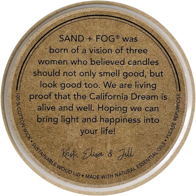 Sand + Fog Scented Candle - Berry Currant – Additional Scents and Sizes – 100% Cotton Lead-Free Wick - Luxury Air Freshening Jar Candles - Perfect Home Decor – 9.5oz - Molded Glass