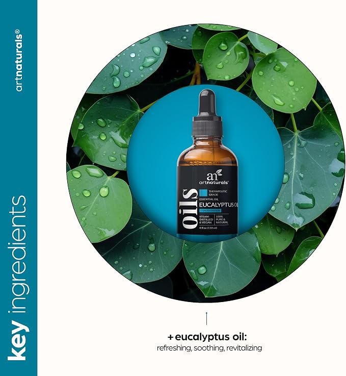 ArtNaturals 100% Pure Eucalyptus Essential Oil - (4.0 Fl Oz / 118ml) - Therapeutic Grade Natural Oils