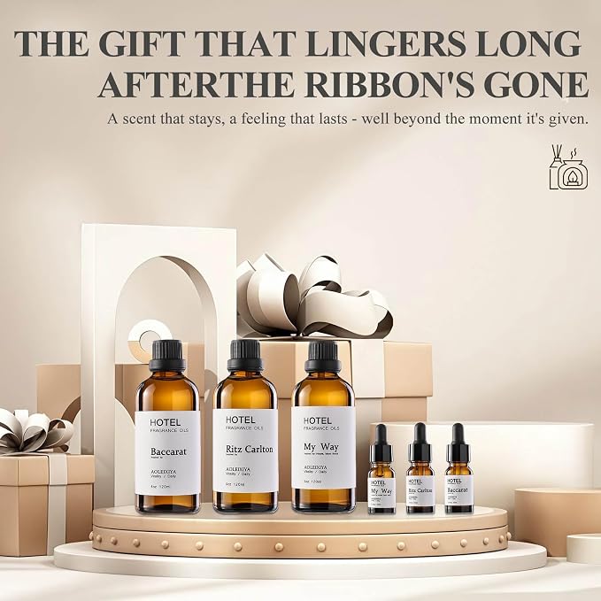 Hotel Collection Fragrance Oil Waterless Essential Oils Home Luxury Aroma & Hotel Fragrance Diffuser Oil for Ultrasonic and Waterless Diffusers and Crafting - 10ml, 0.34 fl oz