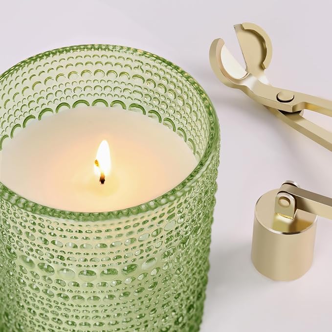 Eucalyptus & Sage Soy Scented Candles for Home- 6.3oz 42H Natural Soy Wax Aromatherapy Jar Candle with Strong Scent, Decorative Aesthetic Candles for Relax, Meditation, Bathroom, Luxury Gift for Women