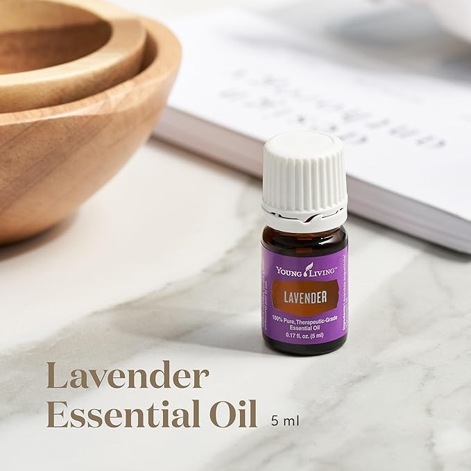 Young Living Lavender Essential Oil | Experience Skin Care Benefits | Ideal for Massage Aromatherapy | Tranquil Aroma and Soothing Scent | Natural Fragrance for Perfume | 5 ml
