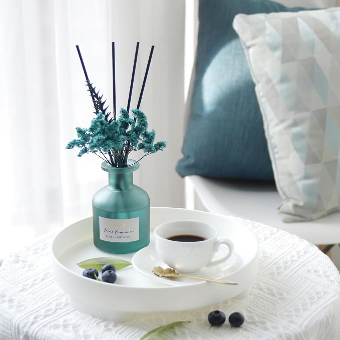 Reed Diffuser Set,Scent Diffuser with Sticks, Home Fragrance, Reed Diffuser for Bathroom, Shelf Decor, 4.06oz Bellflower