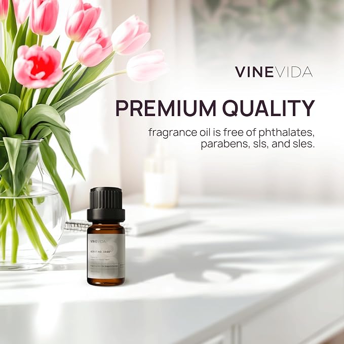 VINEVIDA 0.33oz Scent No.37 Fragrance Oil for Candle & Soap Making - Made in USA Natural Candle Scents