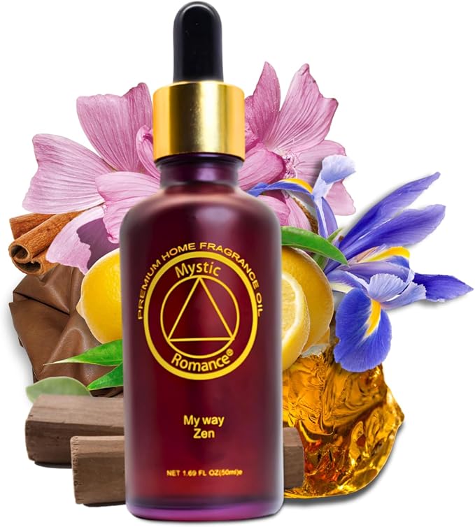 Mystic Romance My Way Zen Premium Home Fragrance Oil - for Aroma Oil Diffusers and Burner Oil Lamps (50ml, My Way Zen)