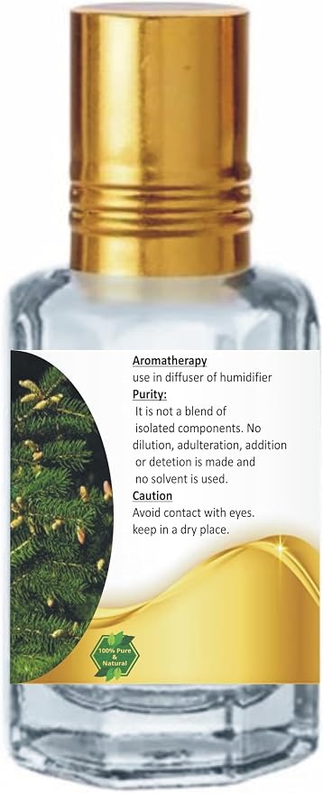 LEVENMOOI Norway Spruce (Picea Abies) Pure & Natural Therapeutic Grade Essential Oil Glass Without Dropper (5ml)