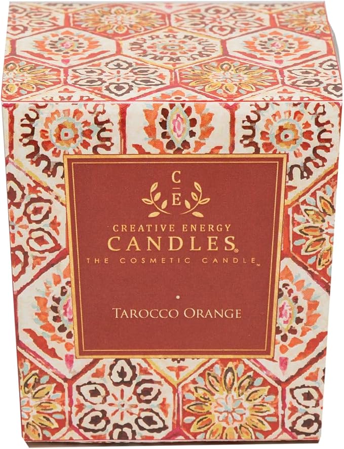 Lotion Candle - Tarocco Orange (6 Ounce) | Scented Massage Candles for Self Care, Soy Wax Candle with Essential Oil Blends, Coconut Oil, and Vitamin E