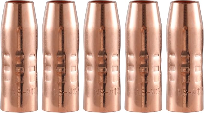 MIG Welding Nozzle NS-M1200C 1/2" Orifice for Miller MDX Series Fits Miller MDX-100 MIG Gun (5-PK)