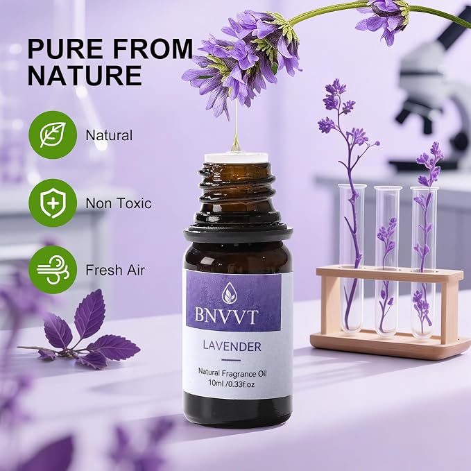 Essential Oils Set for Diffusers – 12 Pack Aromatherapy Oils for Sleep, Relaxation & Focus – Lavender, Peppermint, Eucalyptus, Vanilla & More – Gift Set for Home & Office