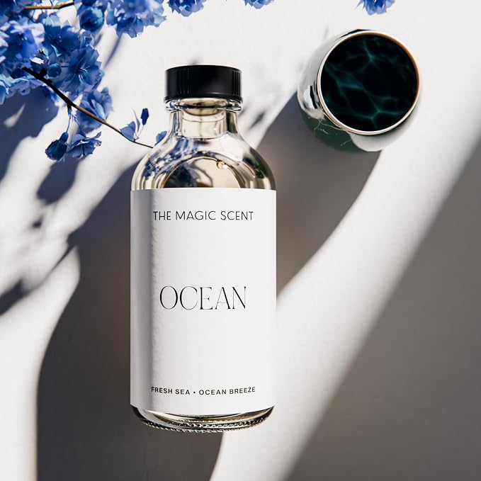 The Magic Scent Ocean Diffuser Oil - Hotel & Home Luxury Scents Inspired by Bali - Oil Scents for Home Designed for Use in All Diffusers - 4 fl oz, 120 mL