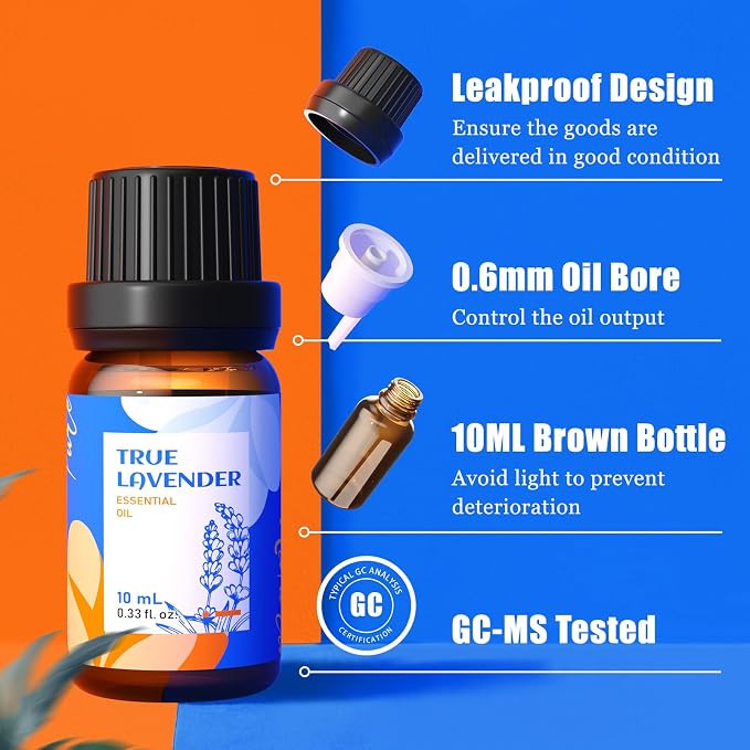 HIQILI Essential Oils Set,Top 16 Aromatherapy Oils for Diffusers for Home,Plant Therapy,Candle Making,Laundry Fragrance,Humidifiers,Skin Care