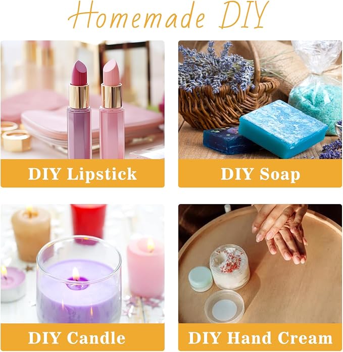 Beeswax Candle Making Kit with Electric Wax Melter for Adult, 5lbs Bees Wax for Candle Making and DIY Art&Craft
