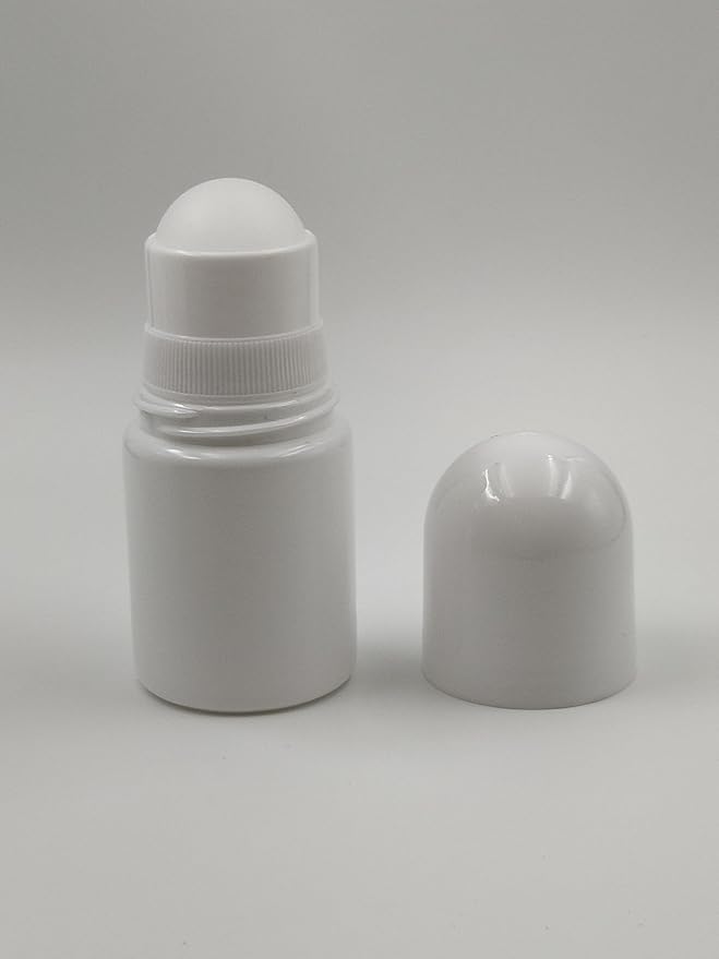 4Packs 30mL/50mL Empty Roll-on Bottle Plastic with Removable Cap for Easy Refills for Homemade Deodorants Essential Oil Blends (30mL)