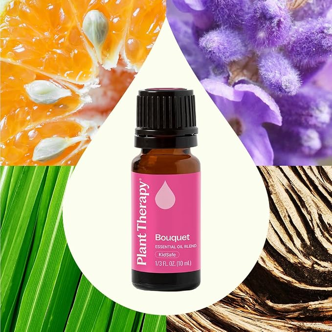 Plant Therapy Bouquet Essential Oil Blend 10 mL (1/3 oz) 100% Pure, Undiluted, for Essential Oil Diffuser or DIY Perfume