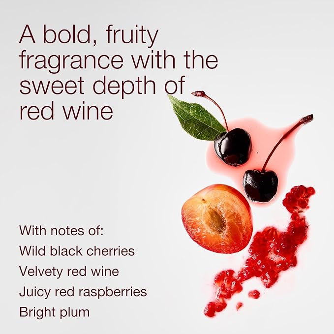 Bath & Body Works Black Cherry Merlot 3-Wick Candle - Scented Candle for At-Home Use - Long-Lasting, Room-Filling Fragrance - High Fragrance Oil Concentration - Soy Wax Blend - 2-Pack
