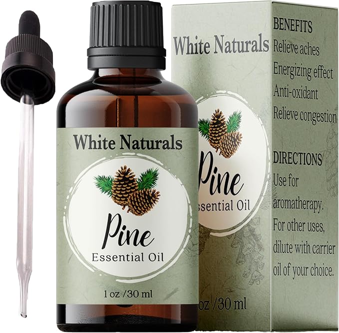 Pure Pine Essential Oil, Woodsy and Fresh to Relax and Cleaner Air - Natural, Undiluted, Premium Therapeutic Grade, Perfect for Aromatherapy, Diffuser, Skin, DIY Candle Making 1 oz Bottle with Dropper