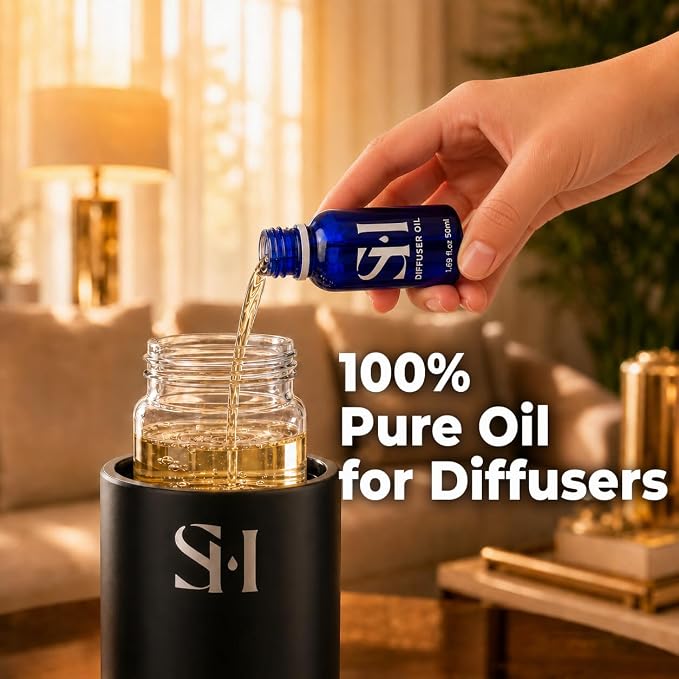 White Tea WT11 Hotel Scent Diffuser Oil | 1.69 Fl oz (50 ml) - Waterless Diffuser Oil Refill & Highly Concentrated Fragrance Oil, Diffuser Oil Scents Luxury, Hotel Oil Diffuser
