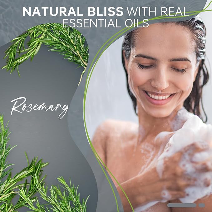 SWCANDY Shower Steamers Aromatherapy Birthday Gifts for Women Travel Essentials, 8 Pcs Rosemary, Bath Bombs Shower Bombs with Natural Essential Oils, Relaxation Home SPA