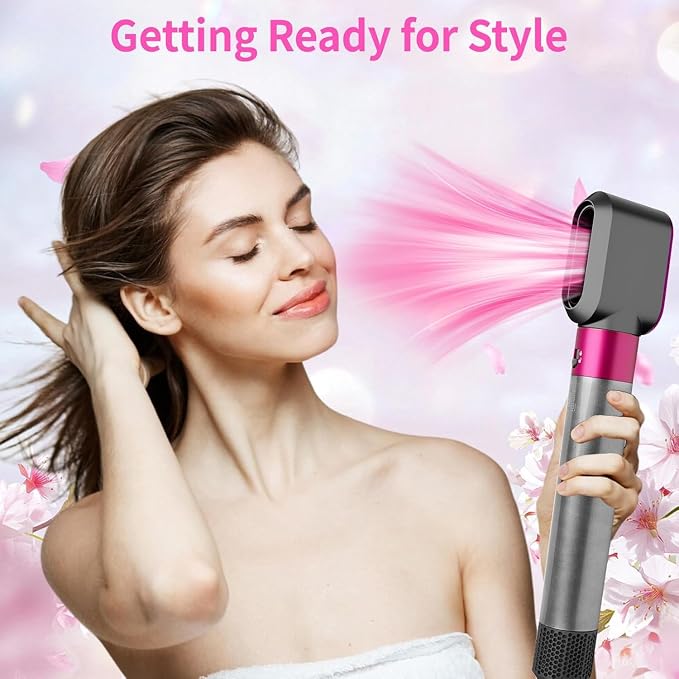 Pre-Styling Dryer Attachment Nozzle Replacement for Dyson Airwrap Accessories,Pre-Styling Dryer Nozzle for Airwrap HS01 HS05 HS08,Pre-Shaped Nozzle Attachment,Part No. 969759-01,Purple