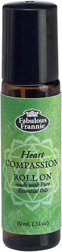 Fabulous Frannie 4th Chakra Heart Compassion Pre-diluted ROLL ON Made with Pure Essential Oils .33oz (10ml)
