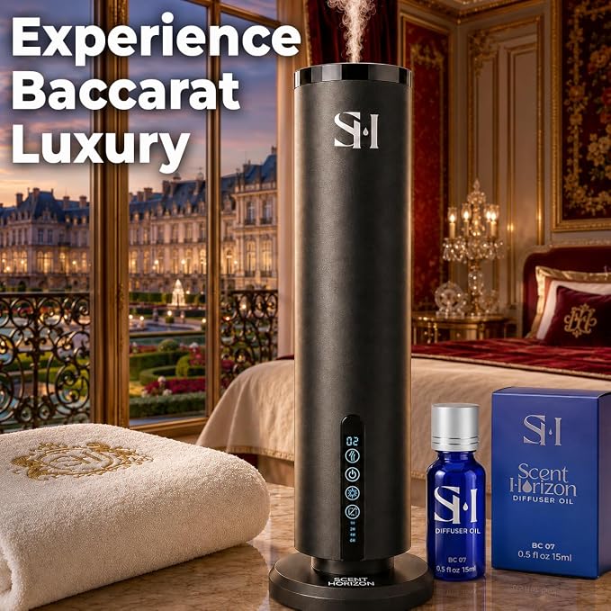 Inspired by Baccarat 5-Star Hotel New York BC07 Hotel Scent Diffuser Oil | 0.5 Fl oz (15ml) - Waterless Diffuser Oil Refill & Highly Concentrated Fragrance Oil, Diffuser Oil Scents, Hotel Oil Diffuser