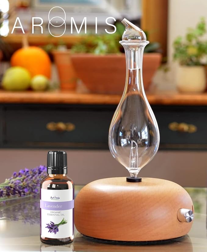 ArOmis Organic Lavender Essential Oil - Therapeutic Grade - 30ml (1 Fl Oz) 100% Pure, Premium, Undiluted, Oils Perfect for Aromatherapy Diffuser