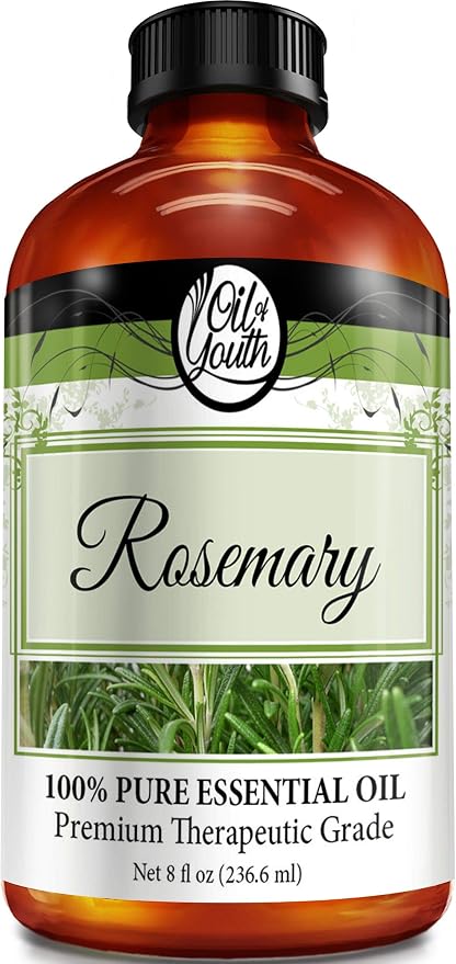 Oil of Youth 8oz Rosemary Essential Oil Bulk