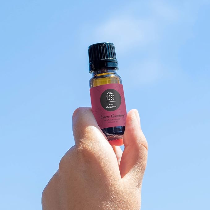 Edens Garden Rose- Otto Essential Oil- 100% Pure Premium Grade, Undiluted, Natural, Therapeutic, Aromatherapy, The Best for Diffuser, Skin, Face, Hair 30 ml (1 fl oz)