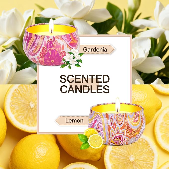 Candle Set, Gifts Set for Women, Teacher Appreciation Gift, Scented Candles & Hand Cream Lotion Set, Mother's Day Gift, Bithday Holiday Gifts for Nurse Her Friend Corworkers Mom Adults
