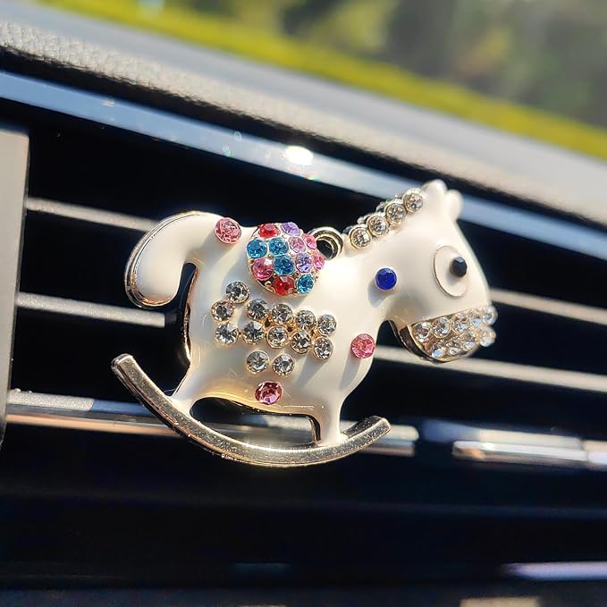 Bling Car Air Freshener Vent Clips, Cute Diffuser Vent Clip Decoration, Unique Car Accessories for Women and Men
