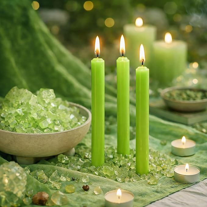 SOUL STICKS Success Magic Spell Chime Taper Candles 20 Pack Chime Candles for Rituals, Prayer, Birthdays, Meditation, Altar, Spells, Witchcraft Supplies, Wiccan Supplies, Candles Clearance