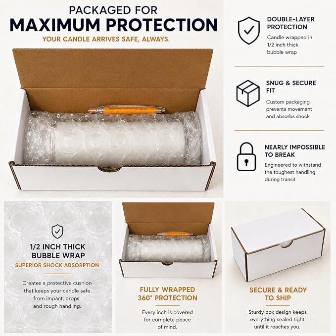 White Clarity Manifestation Candle Kit – 8" Ritual Prayer Candle with Intention Scrolls, Pencil & QR Guide for Clarity, Focus, Spiritual Growth & Mindfulness