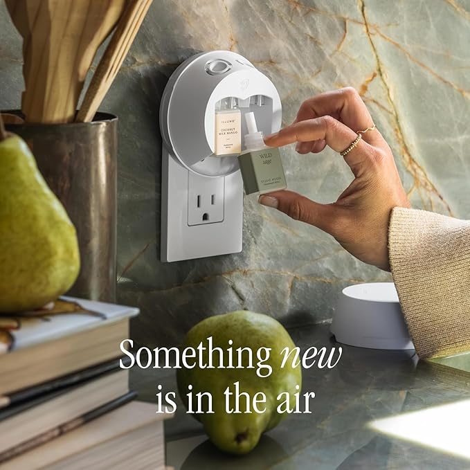 Pura Home 4 Fragrance Diffuser - Adjustable Home Diffuser with LED Light & Automatic Vial Detection - Wi-Fi Device for Personalized Home Scenting Experience - 2025 Version